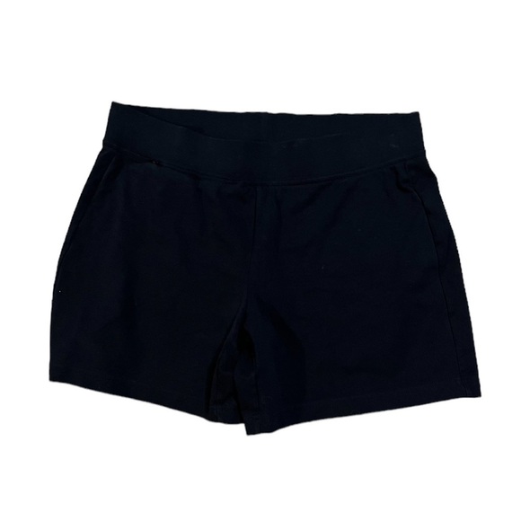 Lands' End Pants - Lands’ End Womens Black Starfish Shorts Stretch Zipper Pocket Size Large Petite